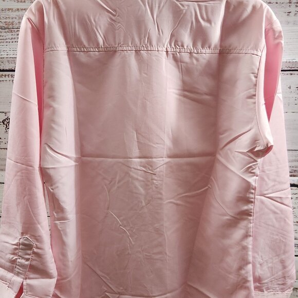 Men Pink NosiijatdnButton Down Shirt - Size Large - Picture 2 of 4